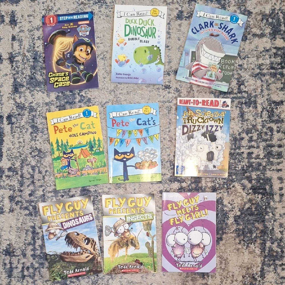 Children's Early Reader Book Lot - Colorful Picture Covers